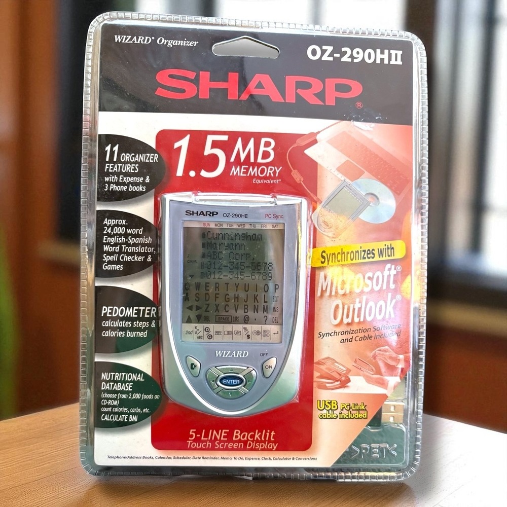 Sharp‎ OZ-290HII Pen Touch Wizard Organizer with Outlook Sync Factory Sealed
